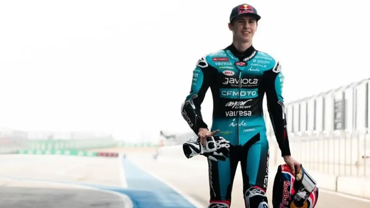 Maximo Quilles juara Moto3 Catalunya 2026 dan makin kokoh di klasemen sementara Moto3 2026 usai seri keenam. (Pinterest)