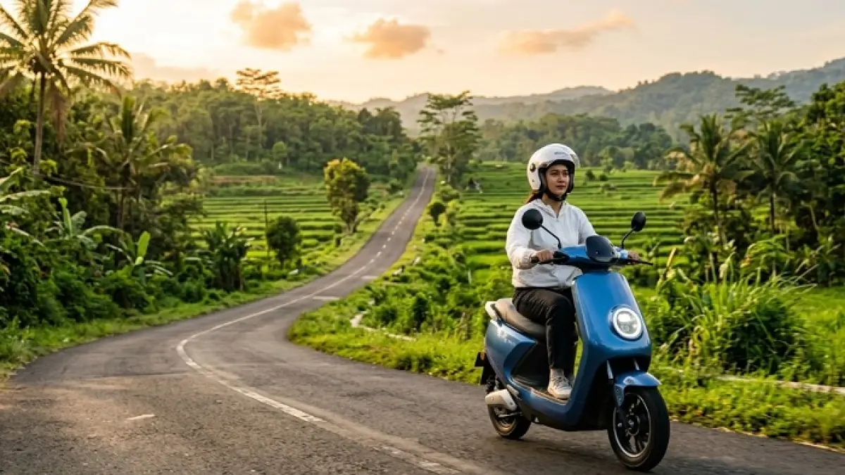 Motor listrik premium 2025 hadir dengan jarak tempuh hingga 150 km dan fitur canggih, berikut 5 rekomendasi terbaik tahun ini. (Pinterest)