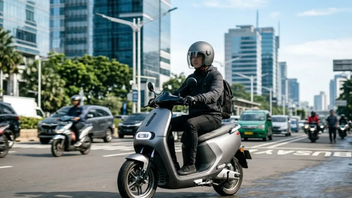 Polytron Fox 350 hadir dengan desain modern, cruise control, dan hill start assist yang bikin berkendara makin nyaman. (Pinterest)