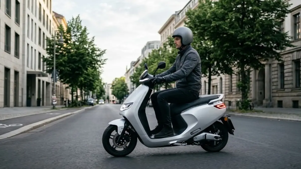 Polytron Fox 350 resmi gantikan Fox Air dengan posisi duduk lebih nyaman dan baterai lebih irit hingga 140 km. (Pinterest)