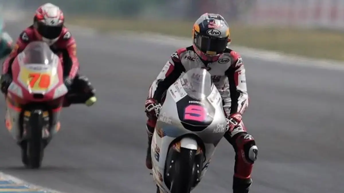 Feda Ega Pratama dikabarkan gabung Honda Team Asia Moto3 2026 dan siap gantikan Taiyo Furusato di Grand Prix dunia.(pinterest)