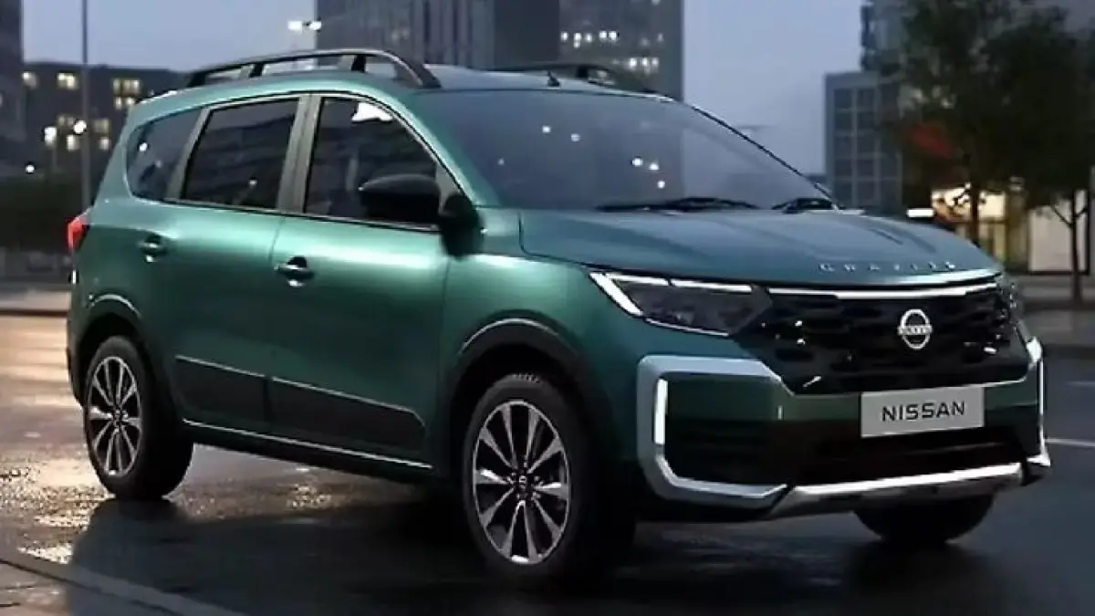 Nissan Grafit 2026 disebut siap tantang Toyota Avanza lewat harga murah, desain SUV modern, dan fitur lengkap di segmen MPV 7 seater. (Pinterest. com)