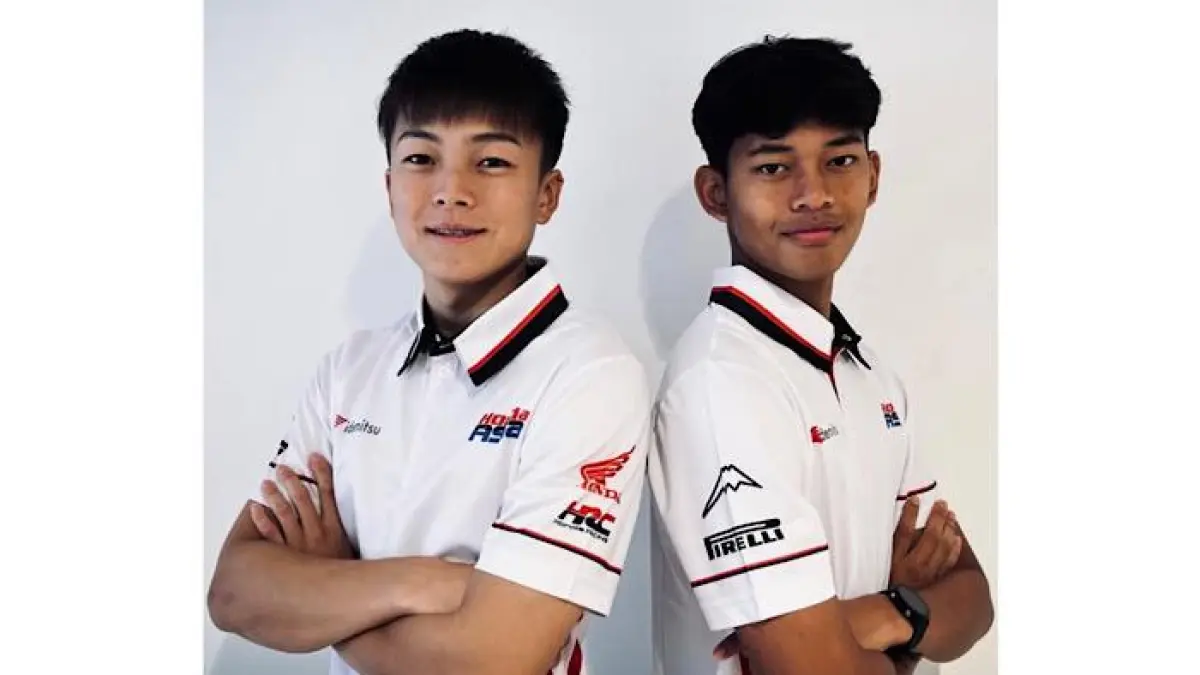 Veda Ega Pratama bikin kejutan di Moto3 2026 usai start posisi 6 GP Thailand. Rookie Indonesia siap tantang dominasi Spanyol.(pinterest)