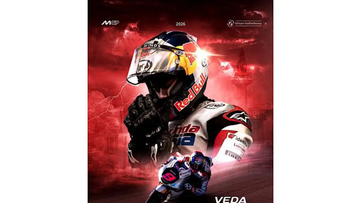 Veda Ega Pratama tampil impresif di Moto3 Catalunya dan dipuji media Italia usai finis posisi 8 dari start ke-20.(pinterest)