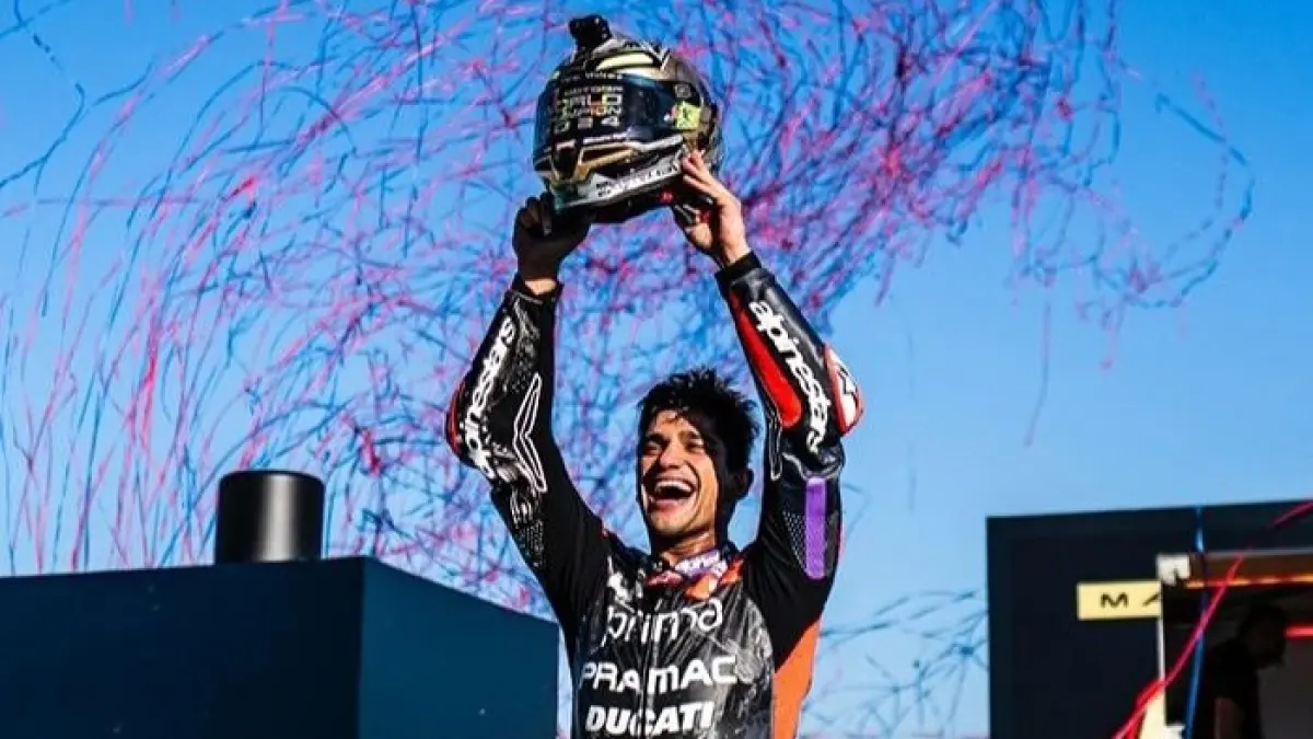 Jorge Martin bangkit bersama Aprilia setelah cedera horor MotoGP 2025 dan sempat ingin tinggalkan timnya. (Pinterest)
