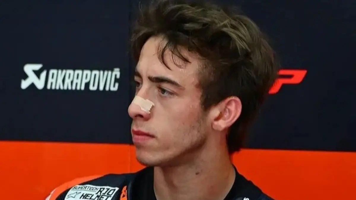 Pedro Acosta kalah dramatis dari rookie MotoGP Brian Uriarte dalam duel panas Red Bull Rookies Cup lima lap. (Pinterest)
