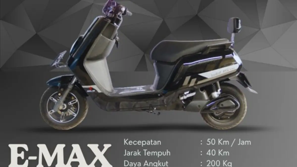 Selis E-Max Touring mencatat jarak tempuh nyata sekitar 45 km dalam pengujian. Simak hasil tes lengkap dan performanya. (PINTEREST)
