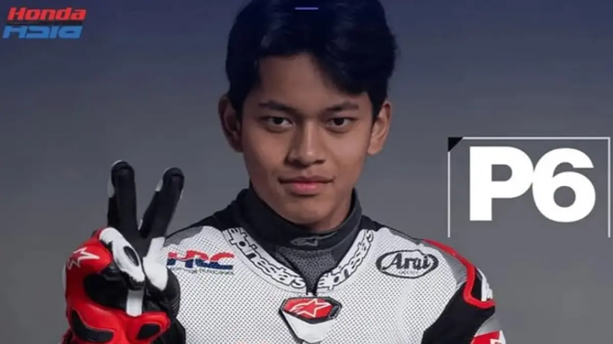 Kiandra Ramadipa raih podium di Moto3 Junior Catalunya 2026 dan kini tempati posisi kedua klasemen sementara.(Pinterest)
