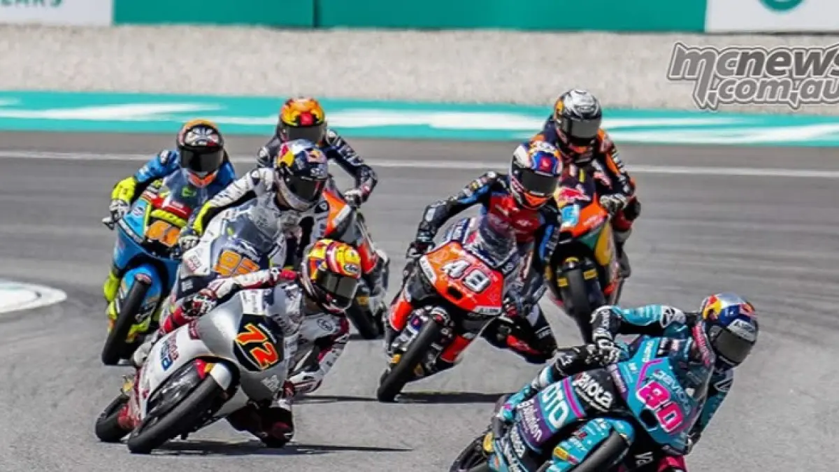 Kiandra Ramadipa tampil impresif di Moto3 Junior Catalunya 2026 dan kini tempati posisi kedua klasemen sementara.(Pinterest)