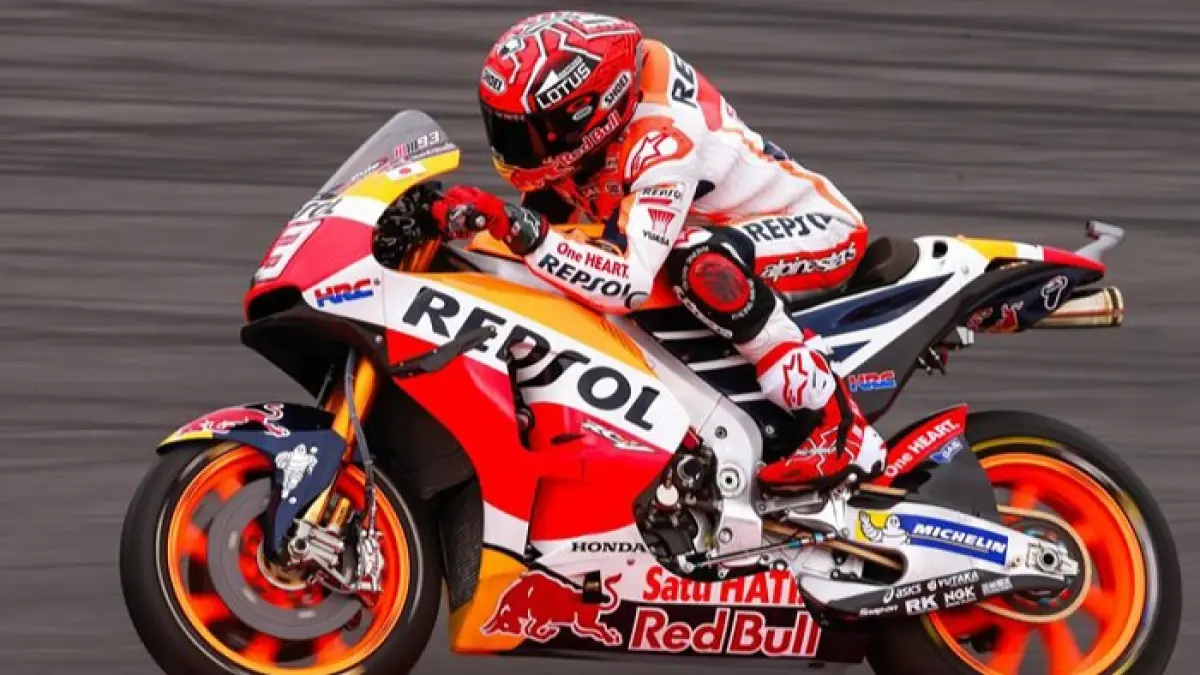 Marquez absen MotoGP 2026 setelah Marc dan Alex Marquez cedera. Dampak besar ke persaingan dan munculnya rumor Toprak Razgatlioglu.(Pinterest)