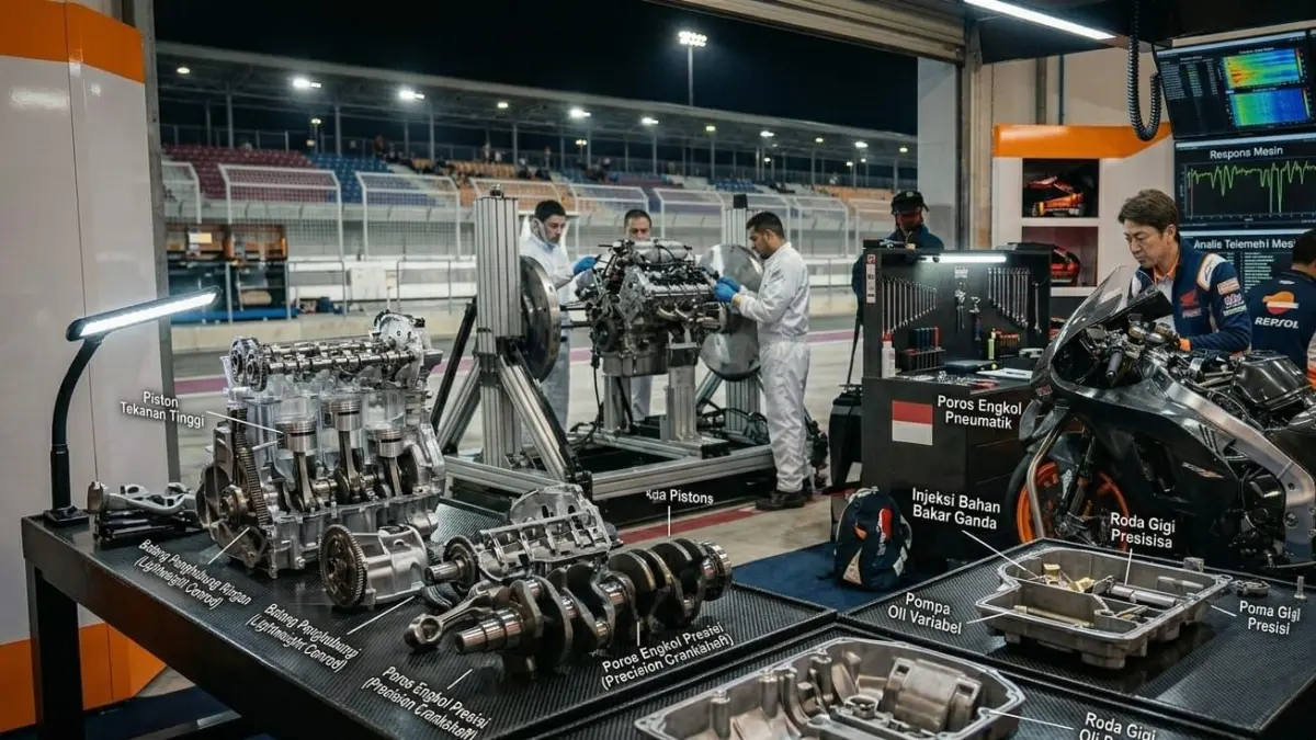 Hiroshi Aoyama ungkap tantangan Honda di MotoGP 2026 saat rival Eropa semakin dominan lewat teknologi modern.