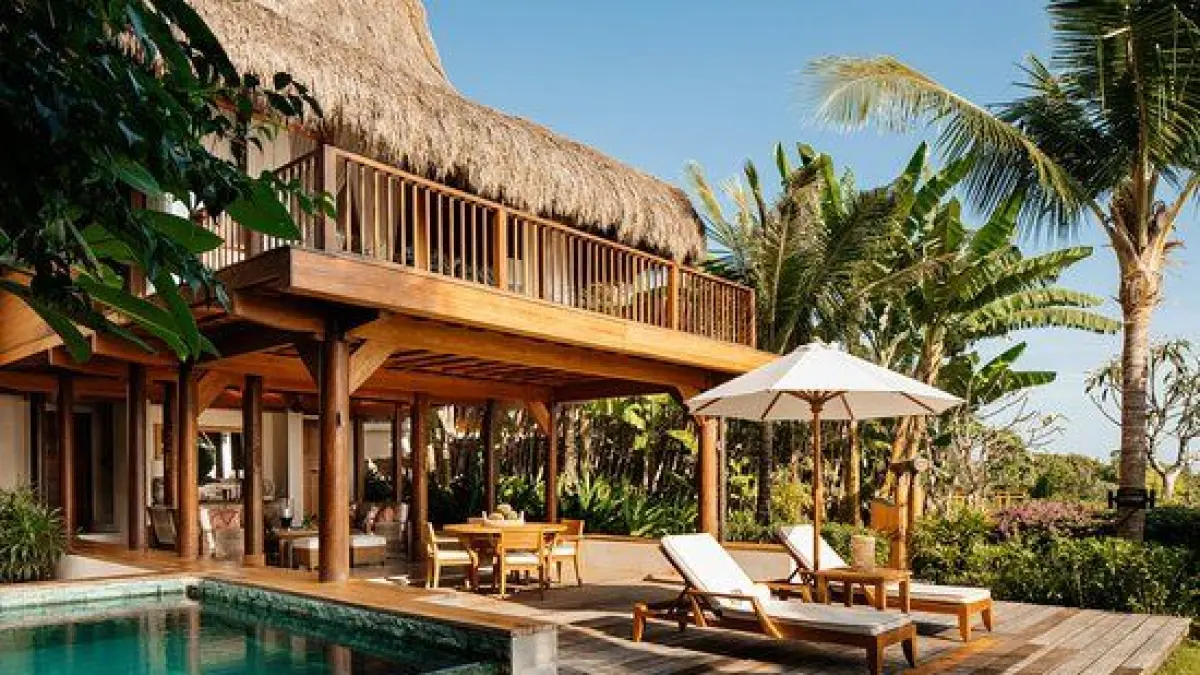 Penasaran dengan hotel termahal di Indonesia? Intip kemewahan Nihi Sumba yang bikin geleng-geleng kepala. Cek fasilitas dan harganya di sini!(Pinterest)