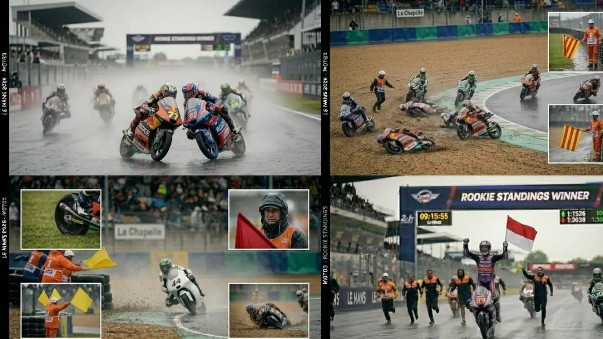 Rookie Moto3 2026 tampil mengejutkan dan langsung bersaing di barisan depan melawan rider senior.