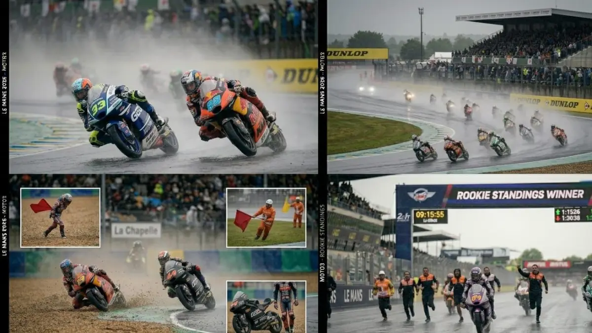 Rookie Moto3 2026 tampil menggila di awal musim dan membuat persaingan Moto3 semakin panas.