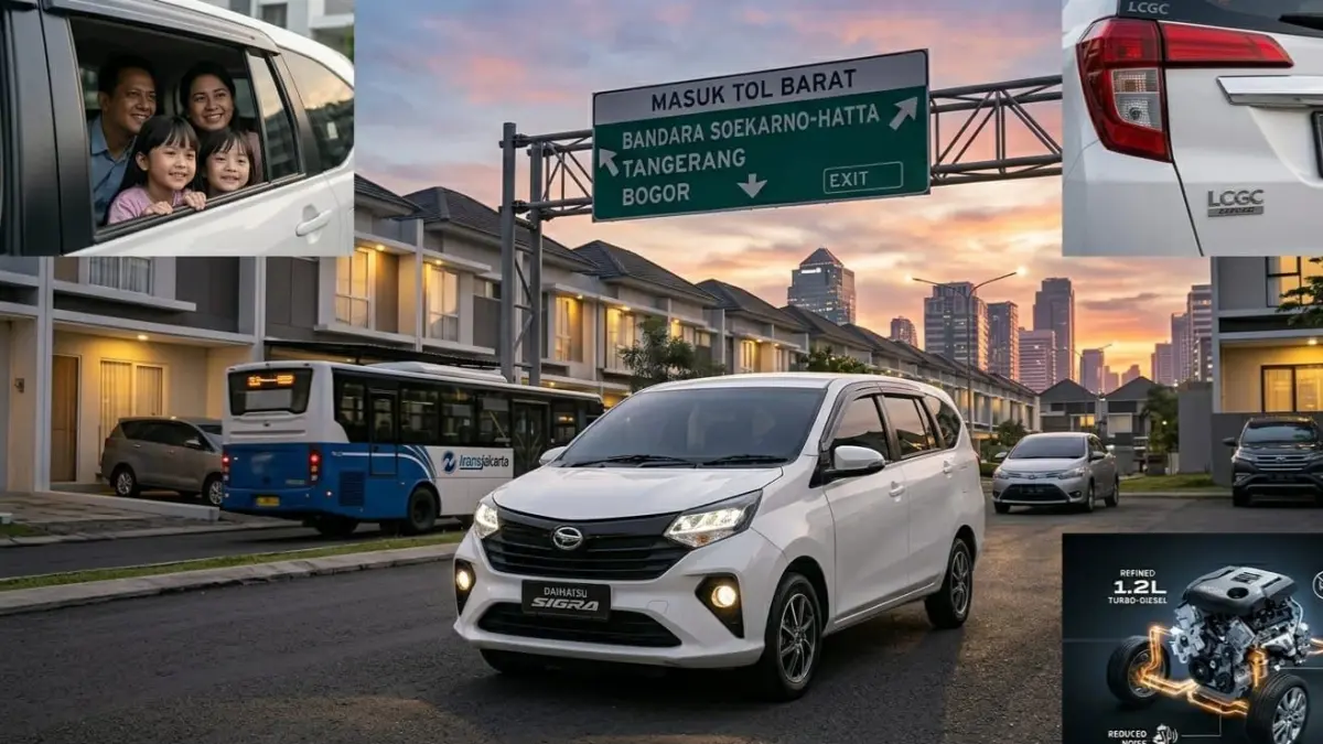 Daihatsu Sigra terbaru 2026 hadir dengan desain modern, kabin lega, dan konsumsi BBM super irit untuk keluarga.