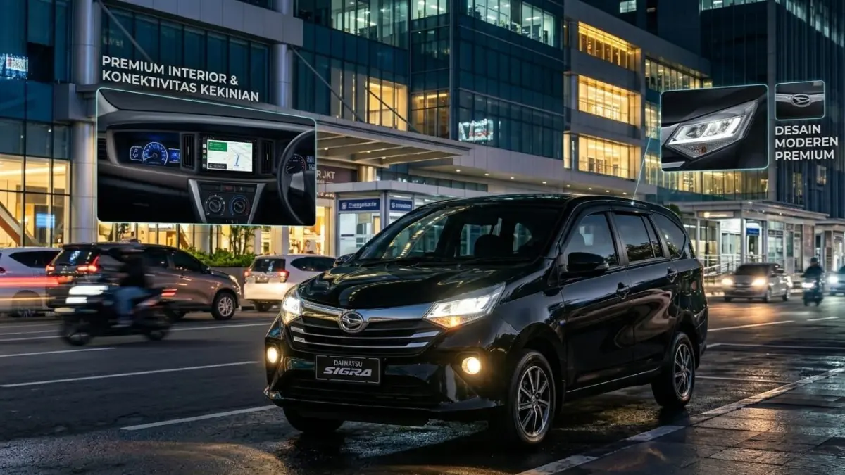 Daihatsu Sigra terbaru 2026 hadir dengan desain stylish, fitur modern, dan konsumsi BBM super irit untuk keluarga.