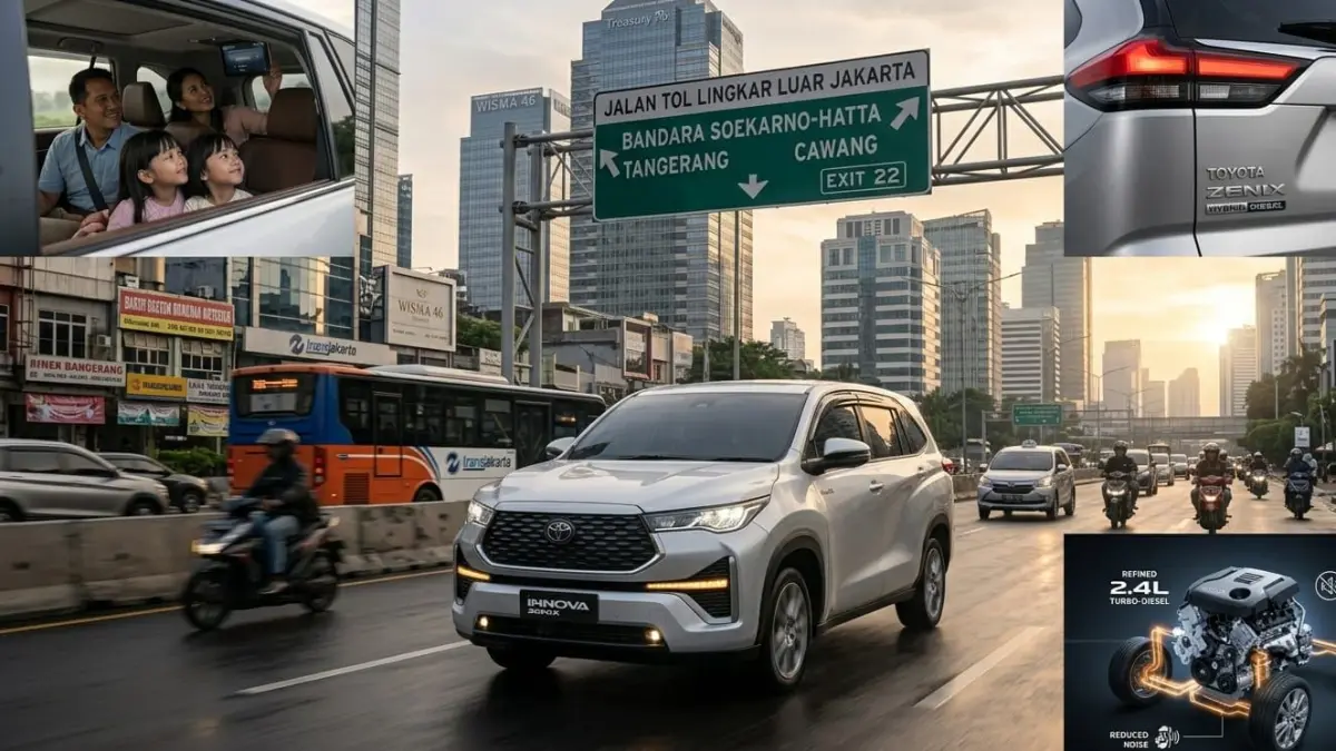 Toyota Innova Diesel 2026 hadir dengan mesin tangguh, desain premium, dan kabin luas yang nyaman untuk keluarga.