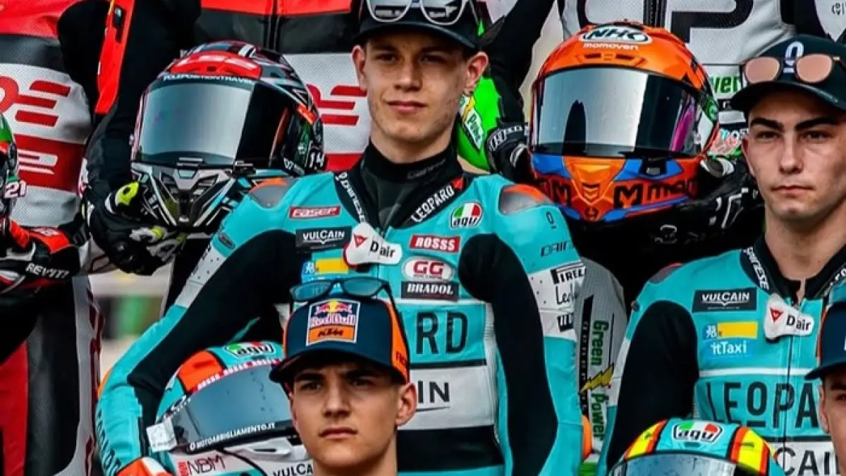 Veda Ega Pratama masih pimpin rookie Moto3 2026 meski gagal bersinar di FP1 Italia yang dikuasai Adrian Fernandez. (Pinterest)