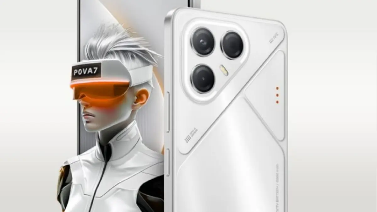  Harga Tecno Pova 7 5G Rp3 jutaan hadir dengan Dimensity 7300 Ultimate, layar 144 Hz, wireless charging, dan baterai 6.000 mAh. 