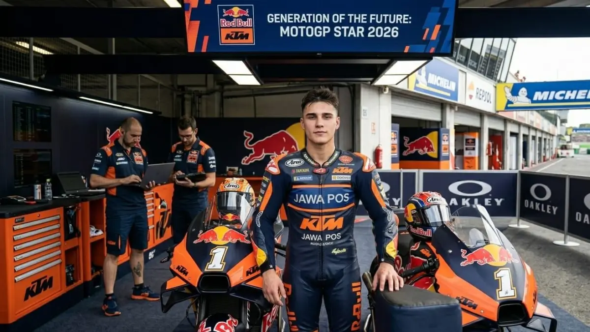 Calon bintang MotoGP 2026 semakin bersinar. Pembalap muda berbakat ini diprediksi menjadi generasi baru penantang juara dunia.