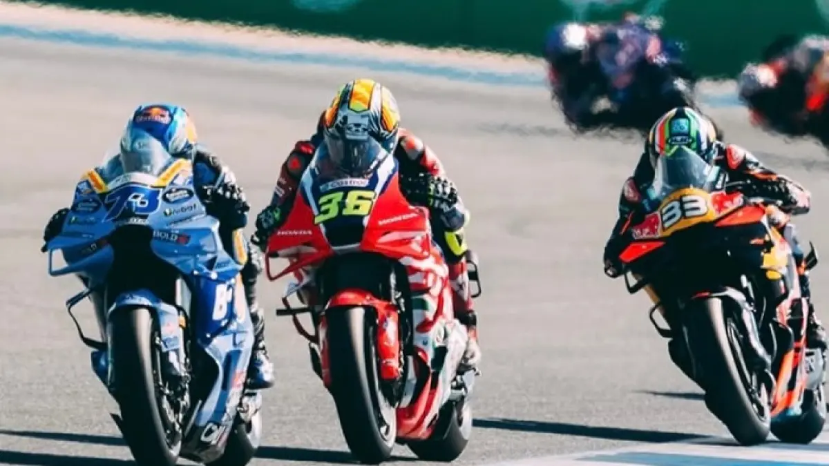 Hasil Sprint MotoGP Italia 2026 dimenangkan Raul Fernandez. Simak klasemen terbaru dan jadwal race MotoGP Italia. (Pinterest)