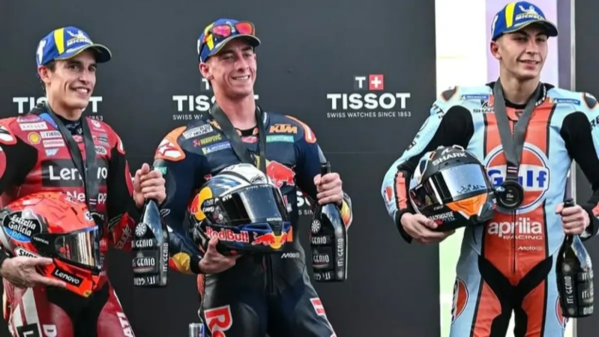 Hasil Sprint MotoGP Italia 2026 dimenangkan Raul Fernandez. Simak klasemen terbaru dan peluang juara race utama Mugello. (Pinterest)