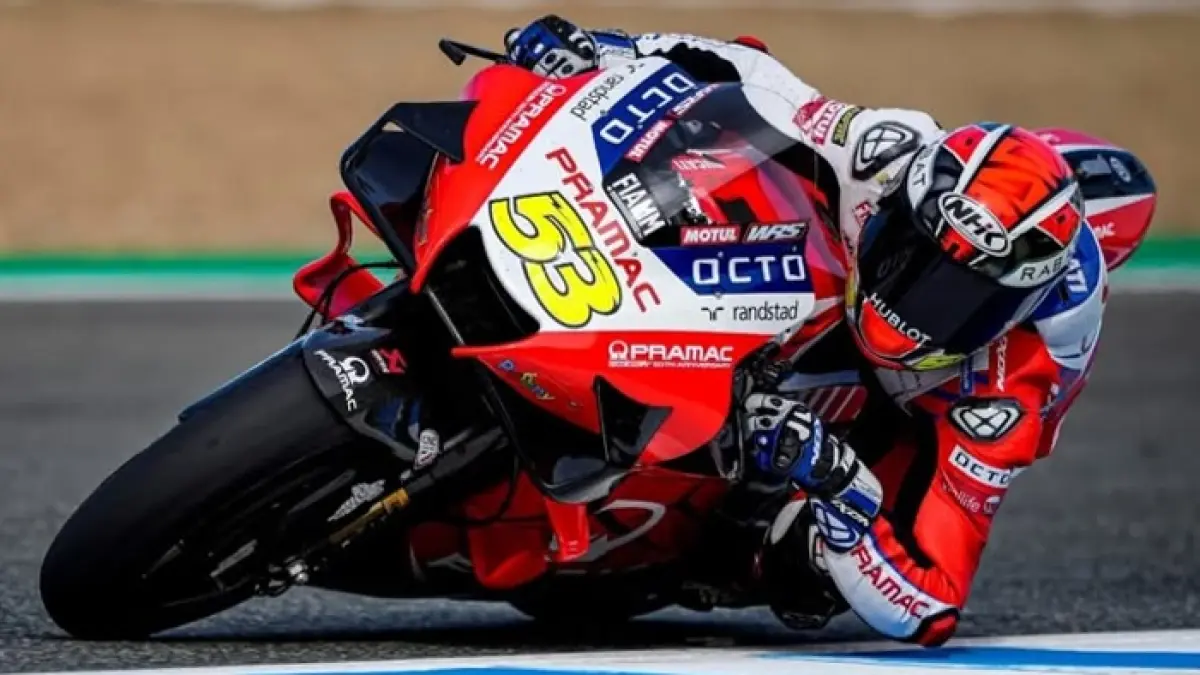 Hasil Sprint MotoGP Italia 2026 dimenangkan Raul Fernandez. Simak klasemen terbaru, podium, dan jadwal race Mugello. (Pinterest)