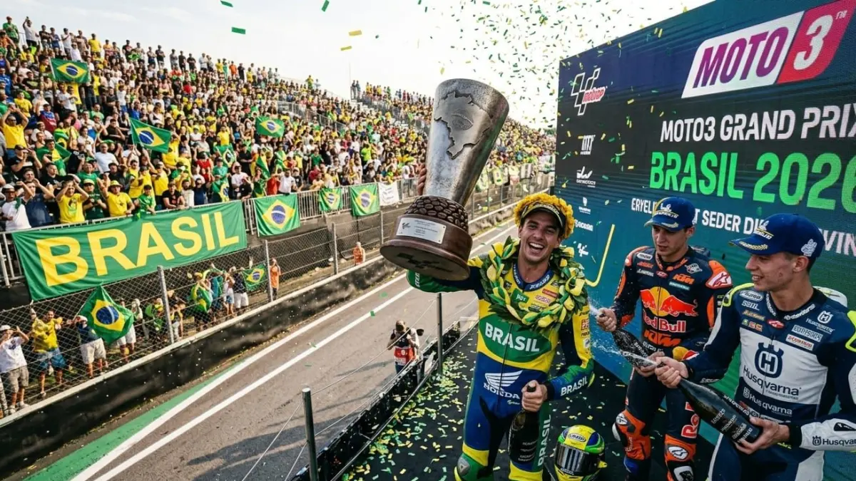 Moto3 Brasil 2026 menyajikan drama lap terakhir dan persaingan sengit yang membuat perebutan gelar juara dunia semakin panas.