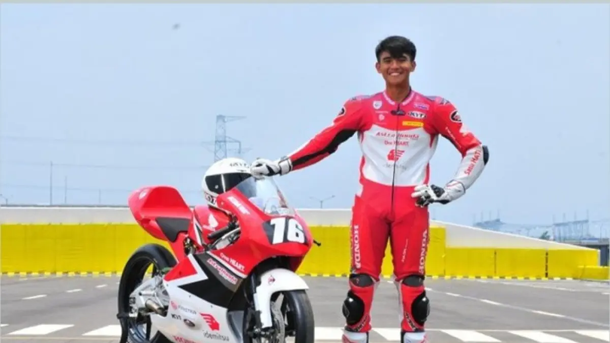 Pebalap MotoGP Indonesia 2026 jadi sorotan dunia. Veda Ega Pratama bersinar di Moto3, Mario Aji lanjut di Moto2. (PINTEREST)
