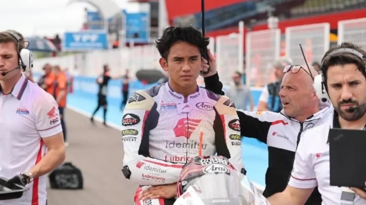 Pebalap MotoGP Indonesia 2026 makin bersinar. Veda Ega Pratama dan Mario Aji membawa harapan besar. (PINTEREST)
