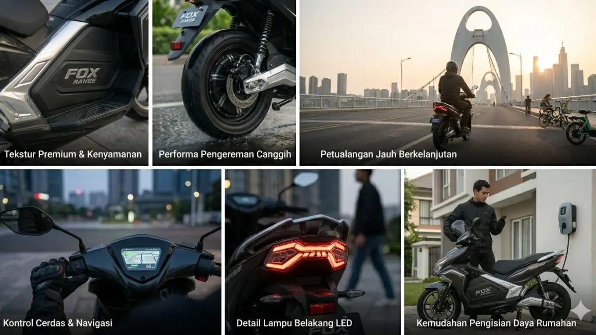 Polytron Fox Range jadi motor listrik favorit karena hemat biaya, jarak tempuh efisien, dan desain modern.