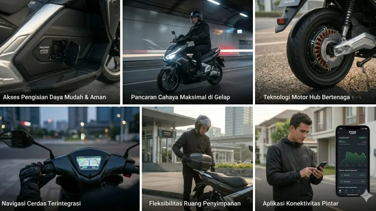 Polytron Fox Range jadi motor listrik favorit karena jarak tempuh efisien, hemat biaya, dan desain futuristis.
