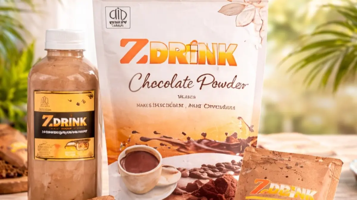 Zdrink minuman cokelat siap seduh berbahan kakao pilihan khas Lampung.