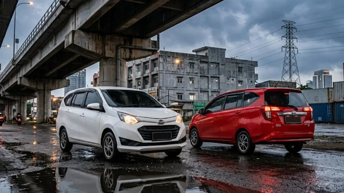 Daihatsu Sigra vs Toyota Calya, Beda Logo Beda Harga, Tapi Benarkah Isinya Sama? Ini Fakta yang Bikin Netizen Berdebat (Gemini AI)