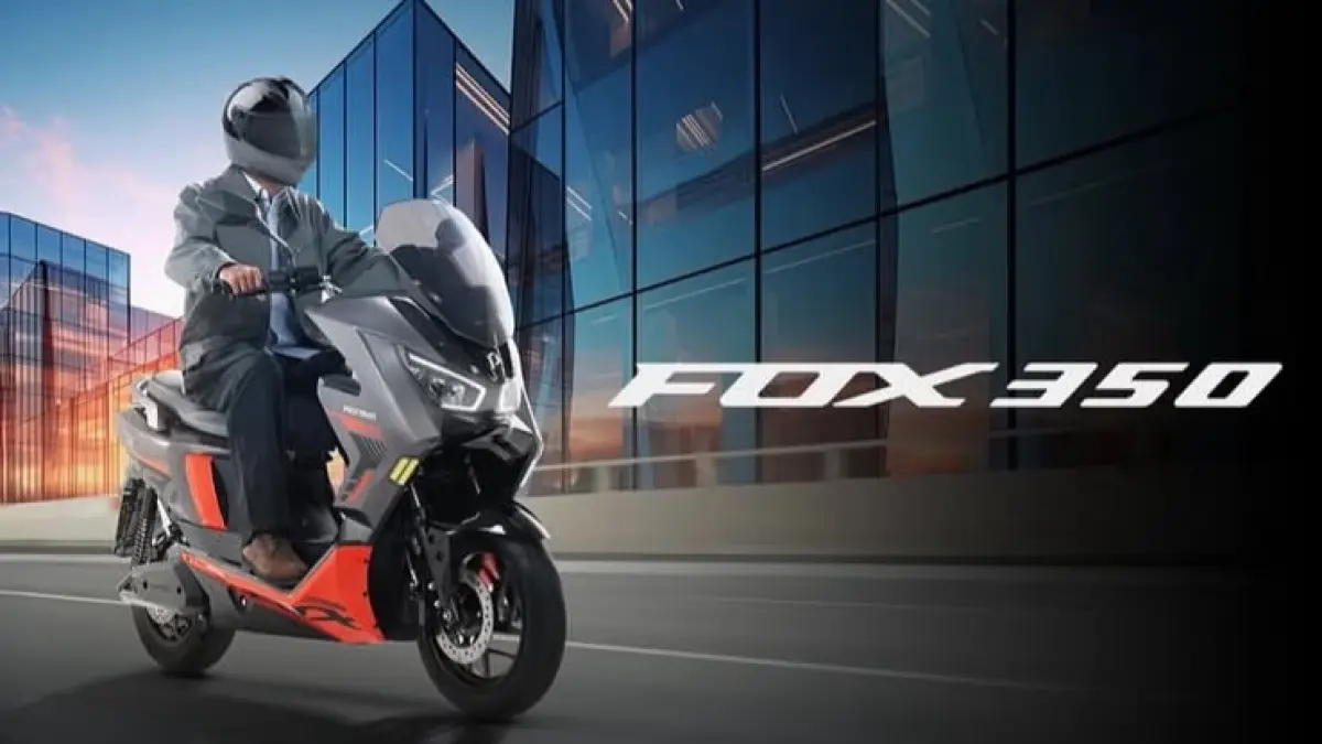Inspirasi modifikasi Polytron Fox 350 terkeren! Sukses pakai kaki-kaki NMAX, lampu tembak IBS ultra terang, hingga fitur canggih Android Auto. (Screenshot Instagram)