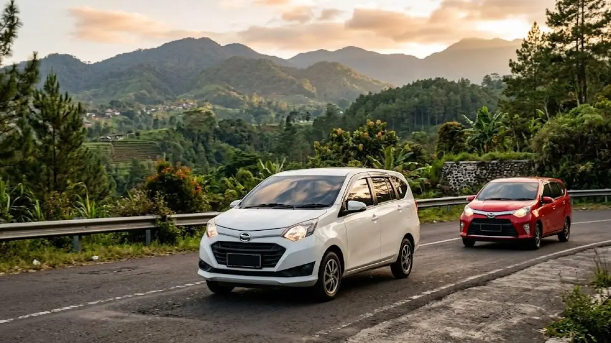Toyota Calya vs Daihatsu Sigra 2024, Duel LCGC 7 Penumpang Paling Laris! Simak Perbandingan Fitur, Harga, dan Promo Terbarunya (Gemini AI)