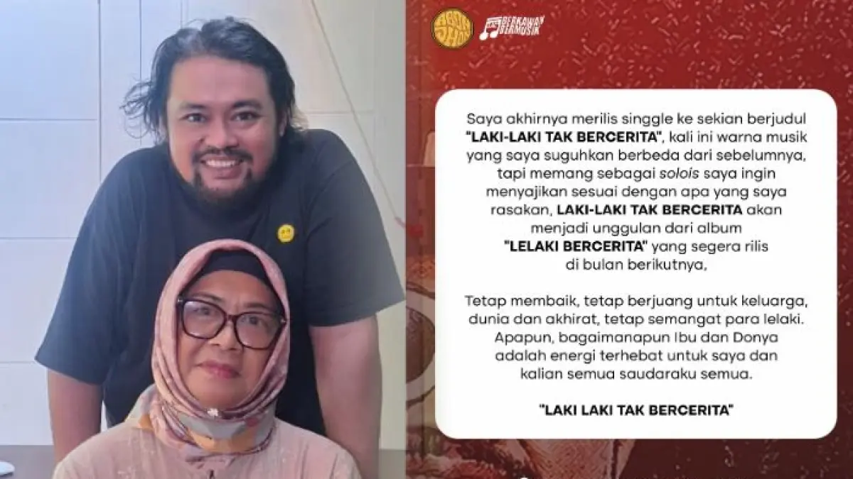 Musisi Blitar Erik Jarwo rilis Laki-Laki Tak Bercerita, lagu inspiratif tentang kekuatan doa ibu dan semangat bangkit dari keterpurukan.(DOK PRIBADI)