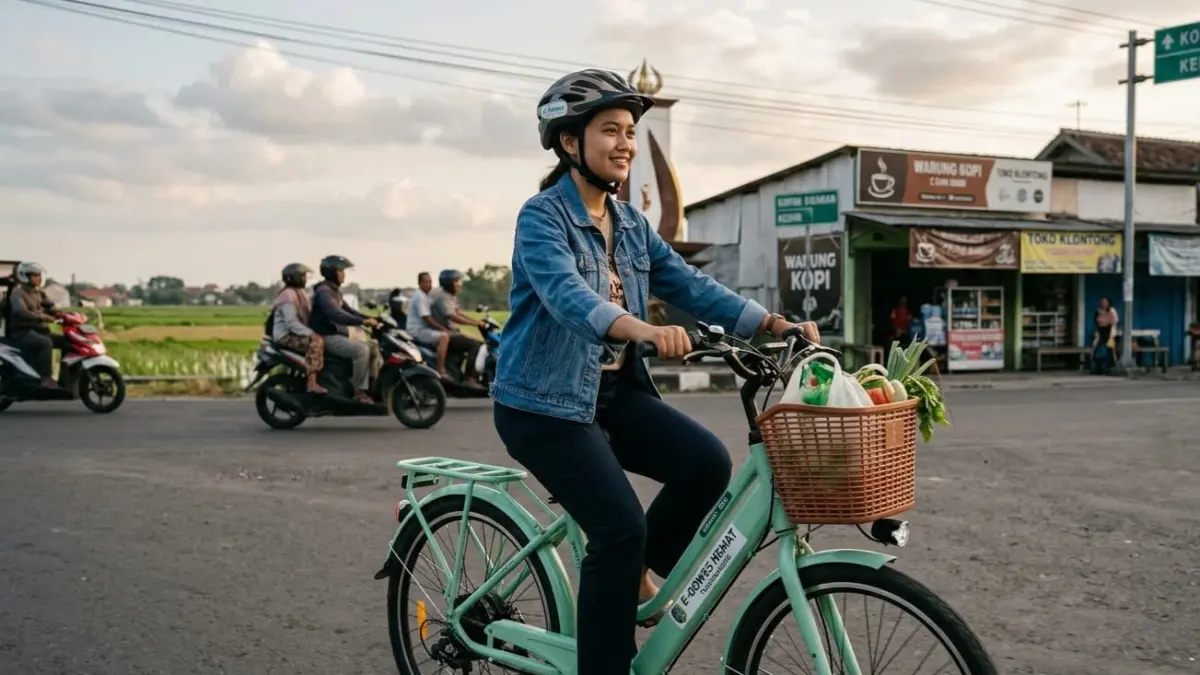 Motor listrik irit biaya terbukti hemat hingga 75% dibanding motor bensin dengan biaya operasional rendah dan teknologi baterai efisien.