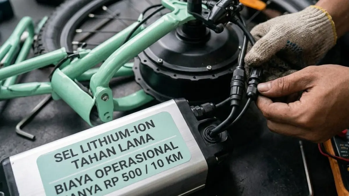 Motor listrik irit biaya terbukti hemat pengeluaran transportasi hingga ratusan ribu per bulan dengan biaya operasional sangat rendah.
