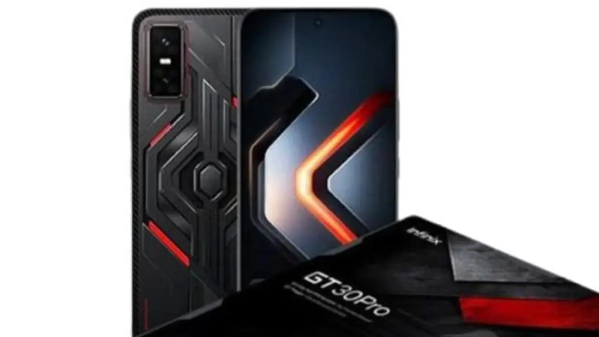 Infinix GT 30 Pro vs Poco X7 Pro jadi duel panas HP gaming mid-range. Trigger button dan desain futuristik jadi sorotan. (Pinterest)