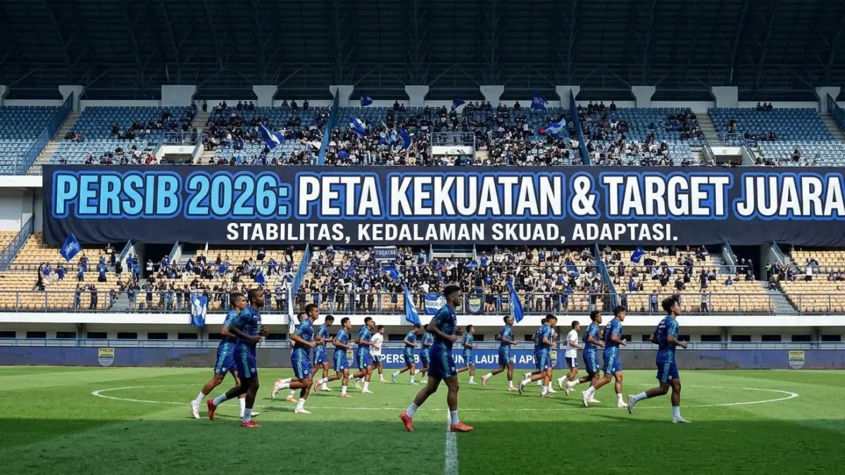 Persib Bandung 2026 siap hadapi musim baru dengan strategi, evaluasi skuad, dan target besar di kompetisi Liga Indonesia.