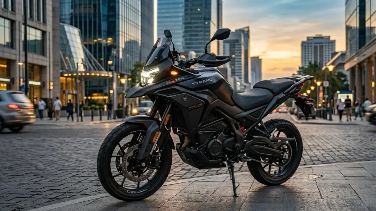 Motor listrik Tyrano hadir dengan desain adventure modern dan fitur canggih, menawarkan alternatif baru di pasar kendaraan listrik Indonesia.