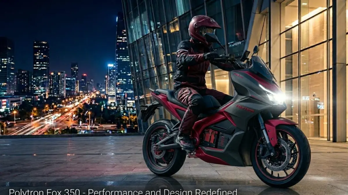 Polytron Fox 350 hadir dengan desain modern dan teknologi canggih, siap menjadi pilihan menarik di pasar motor listrik Indonesia.