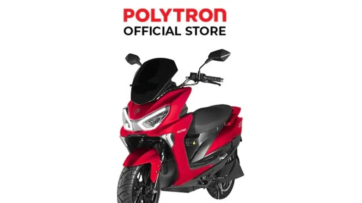Polytron Fox Air hadir dengan jarak tempuh 130 km, fitur gigi mundur, dan harga terjangkau. Simak spesifikasi lengkapnya.(Gemini AI)