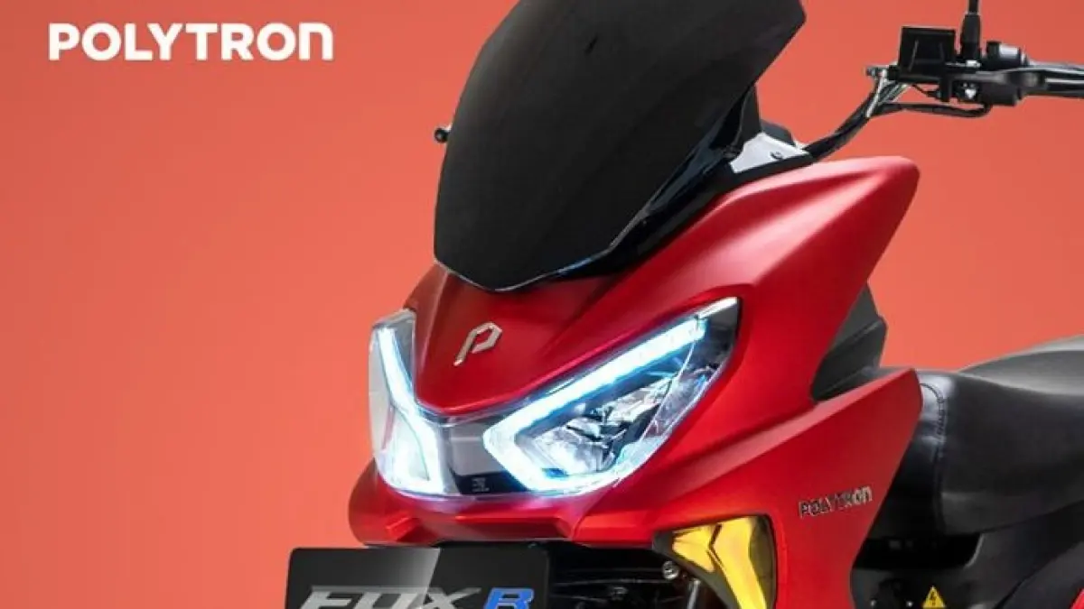Polytron Fox R tampil lebih segar dengan warna baru dan fitur modern. Simak keunggulan motor listrik sporty ini.(Gemini AI)