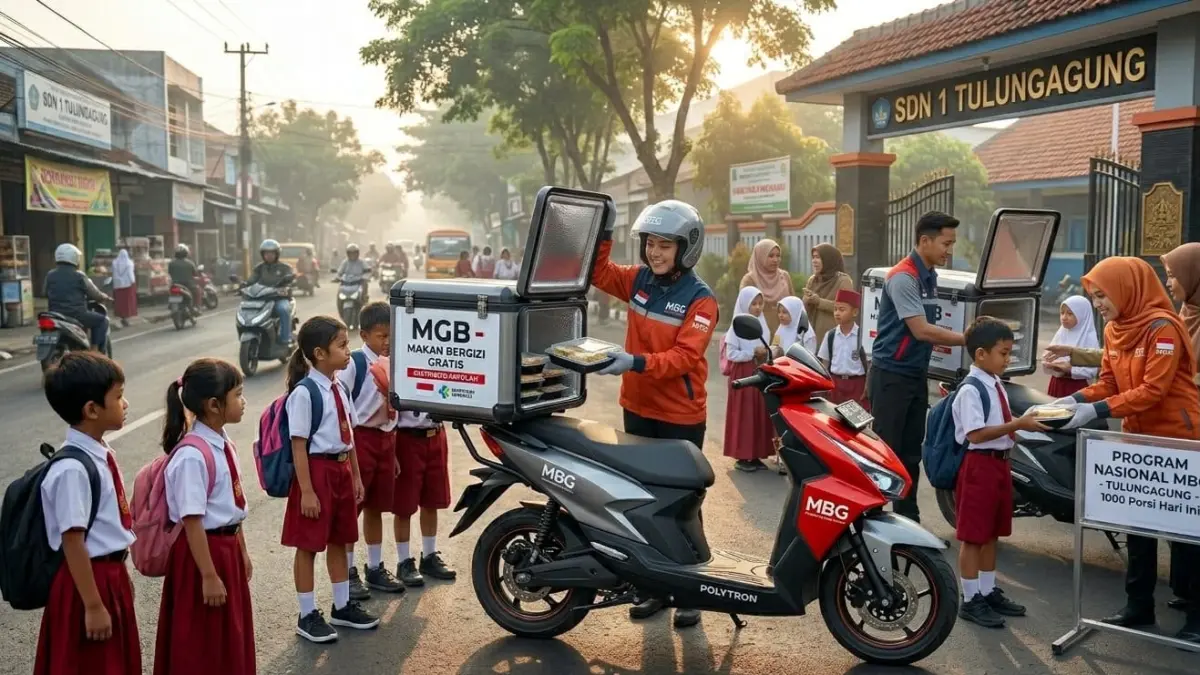 Motor listrik operasional MBG dinilai mampu mempercepat distribusi makanan bergizi sekaligus menekan biaya operasional program.