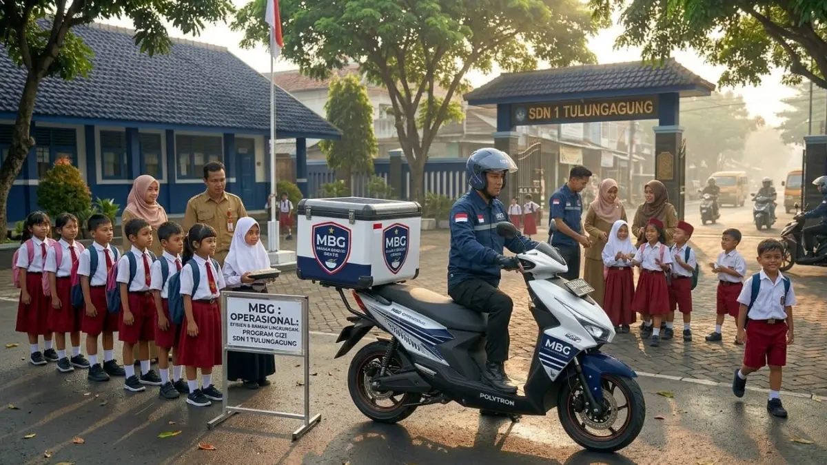 Motor listrik operasional MBG dinilai mampu mempercepat distribusi makanan dan meningkatkan efisiensi Program Makan Bergizi Gratis.