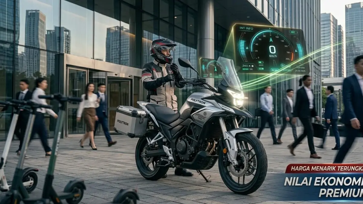 Harga Polytron Fox 350 terbaru mulai Rp15 jutaan. Motor listrik premium ini cocok bagi pemula yang ingin beralih dari motor bensin.
