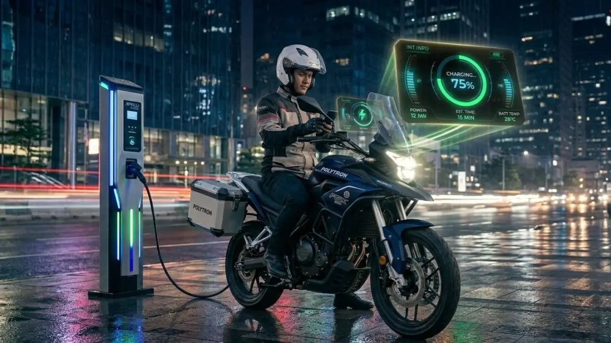 Harga Polytron Fox 350 terbaru mulai Rp15 jutaan. Motor listrik premium ini menawarkan fitur lengkap dan biaya operasional lebih hemat.
