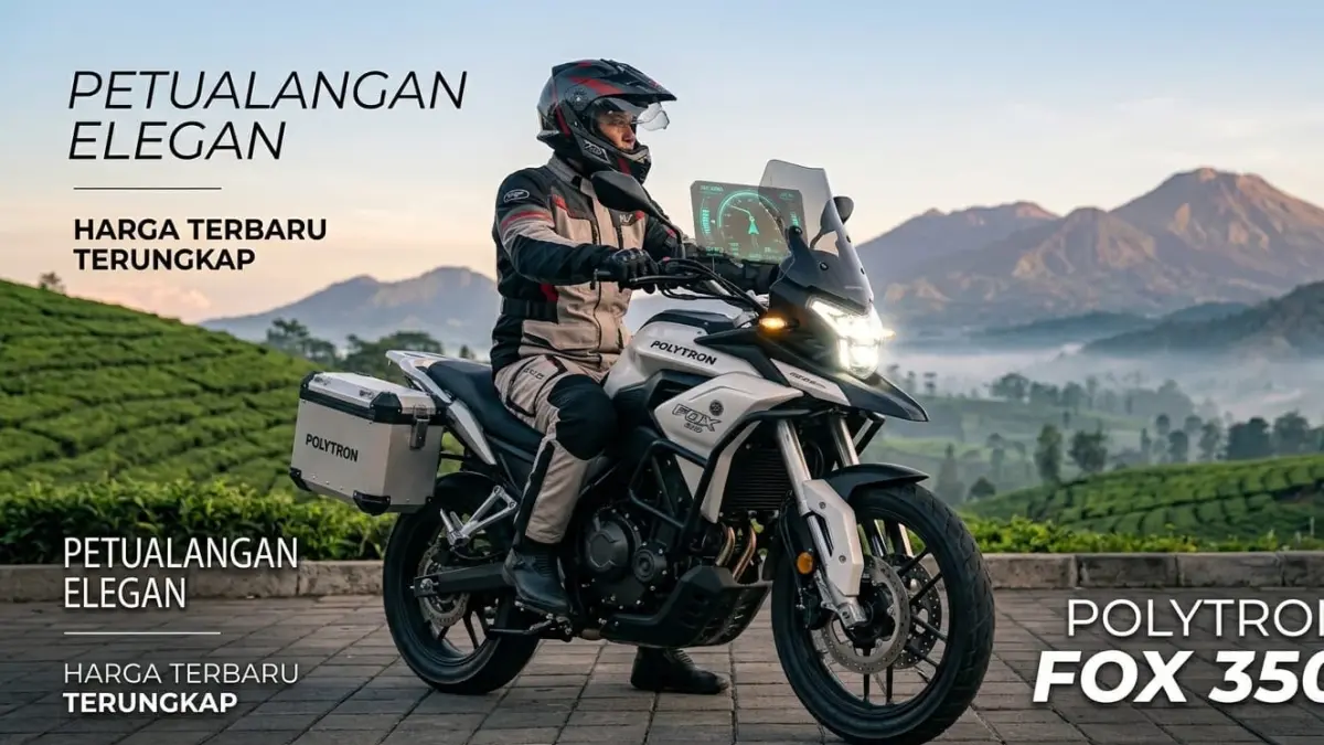 Harga Polytron Fox 350 terbaru mulai Rp15 jutaan. Simak fitur, spesifikasi, dan alasan motor listrik ini banyak diminati.
